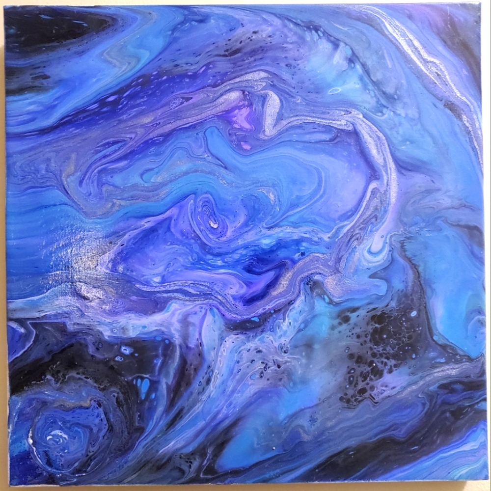 12x12 Fluid Art